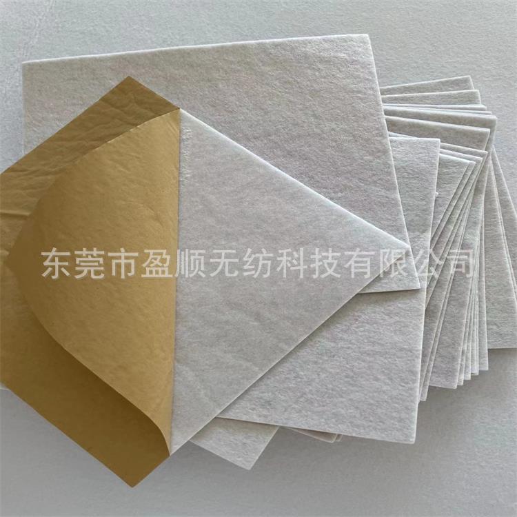 厂家供应背胶针刺棉 箱包服装内衬背胶针棉 各种厚度尺寸量大价优