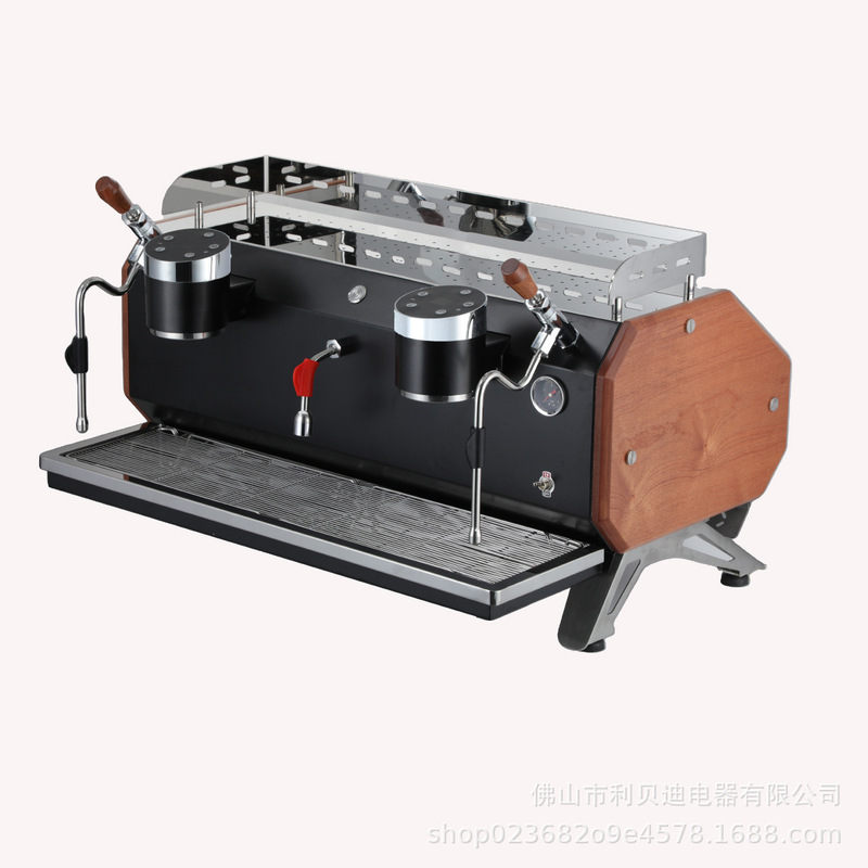 Lybety Lbt-835 Italian Semi-Automatic Coffee Machine Double-Head Large Coffee Shop Equipment 304 Stainless Steel