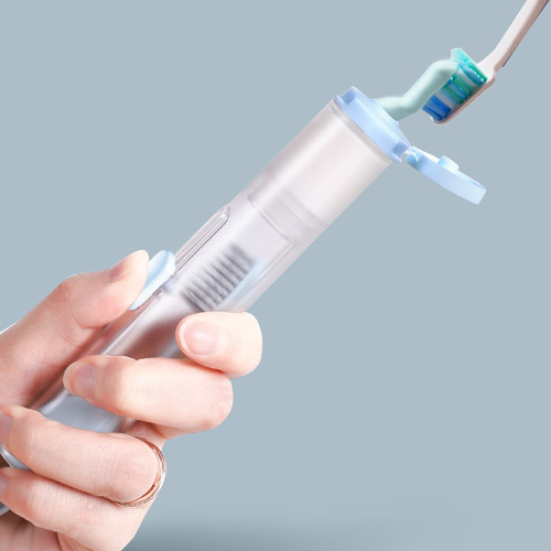 Travel Portable Toothbrush Toothpaste Integrated Storage Box Folding Soft Hair Orthodontic Teeth Correction Dedicated Set Carry-on 