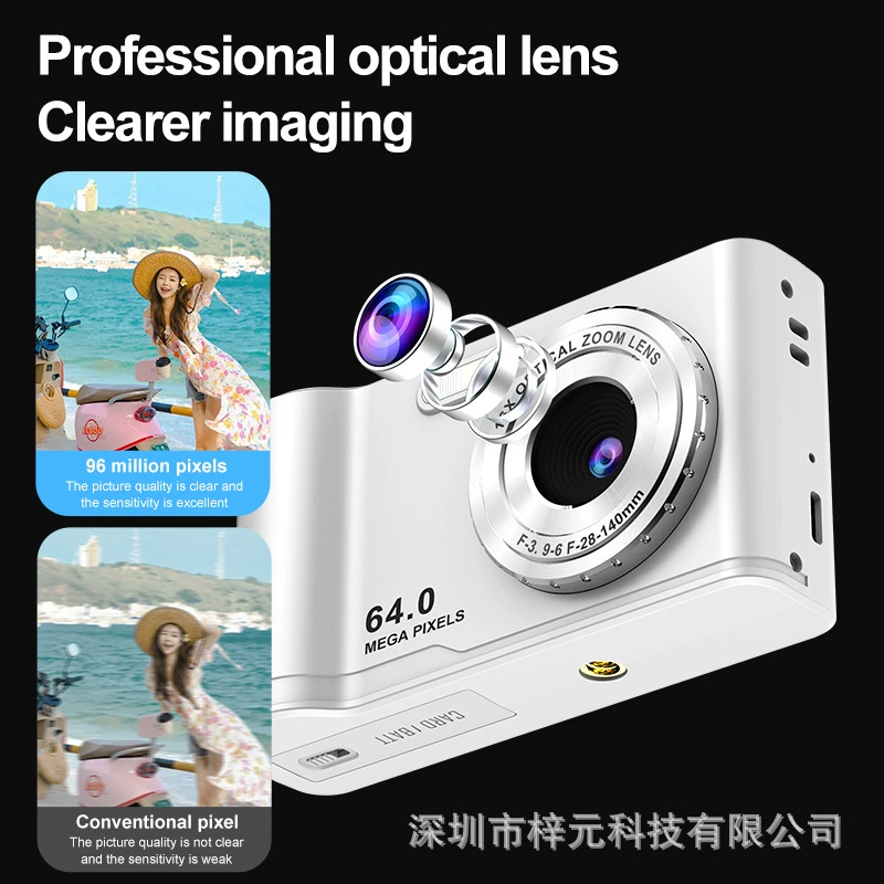 Small digital CCTV camera for students, toy, 16x, 2.8 inch
