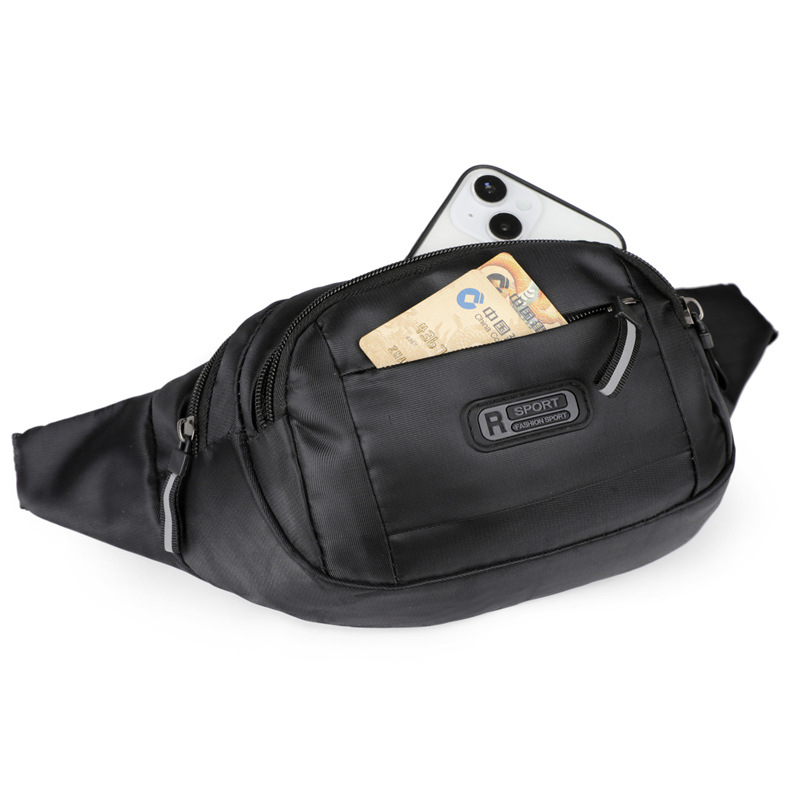 Bolso multifuncional para el pecho, mochila de doble propósito para viajes, compras, teléfono móvil, llaves, riñonera impermeable de gran capacidad para exteriores para hombres image 4