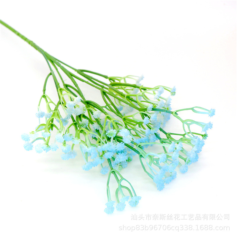 Ramo flores artificiales brillante decoración boda hogar