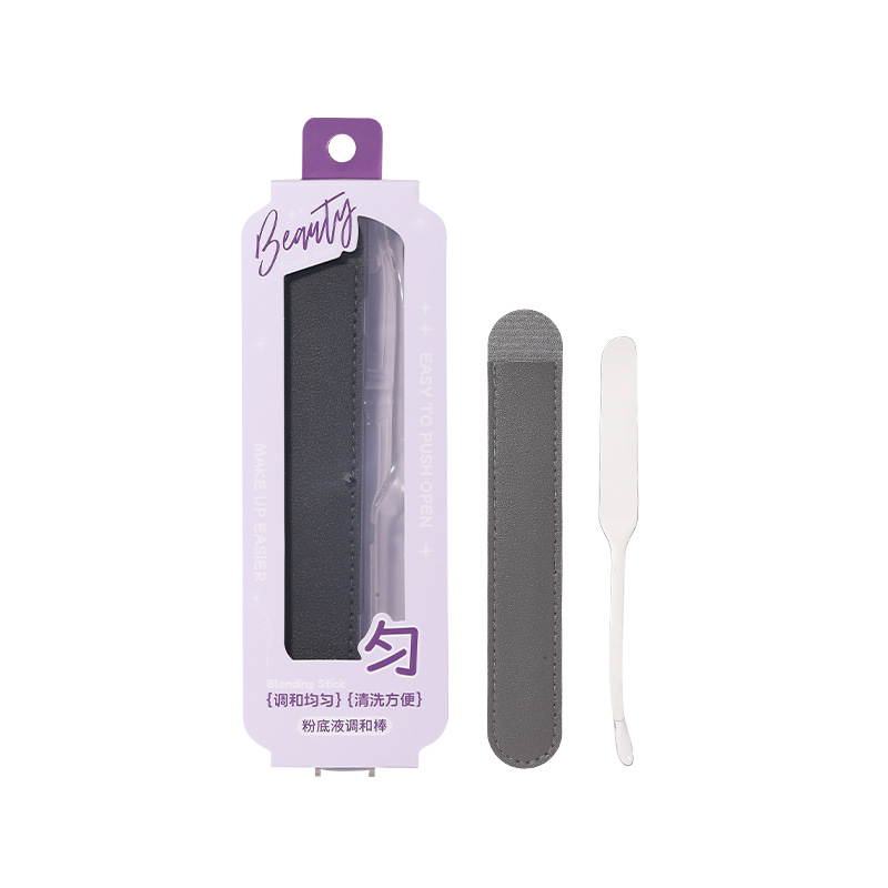 Barra de mezcla líquida de doble cabezal LMLTOP con cuchara de excavación, barra de toner, base, pala, varilla de agitación, raspador con juego de almacenamiento