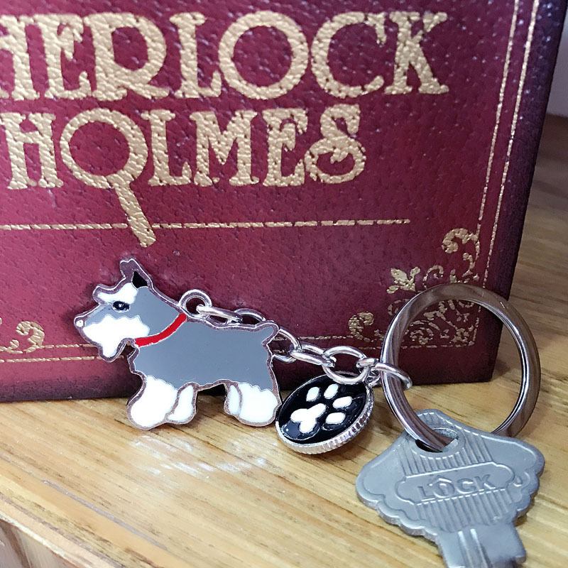 1 Piece Quantity Cute Funny Dog Metal Unisex Keychain