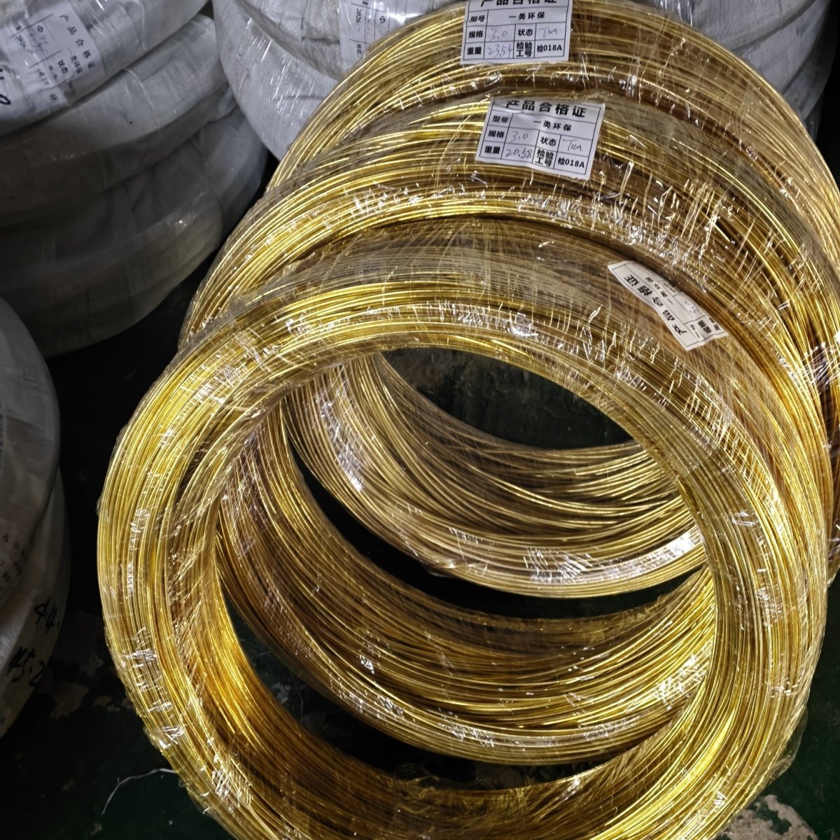 4. 黄铜线0.1-10mm 圆铜线扁铜线 整轴零切量大价优