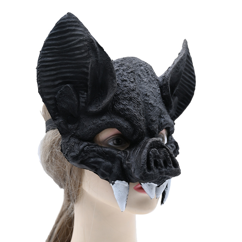 クロスボーダーバットマスクハロウィンバットマスクマルディグラカーニバルパーティーPU3D動物マスク|undefined