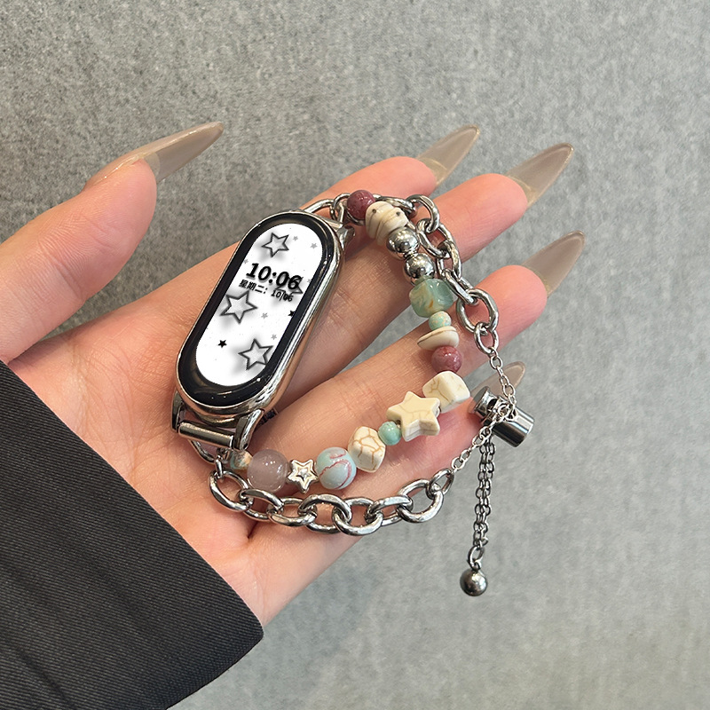 Suitable for Xiaomi Mi Band 10 Strap 9 New Dopamine Star Chain 8 Wristband High-End Fashion Women's Summer