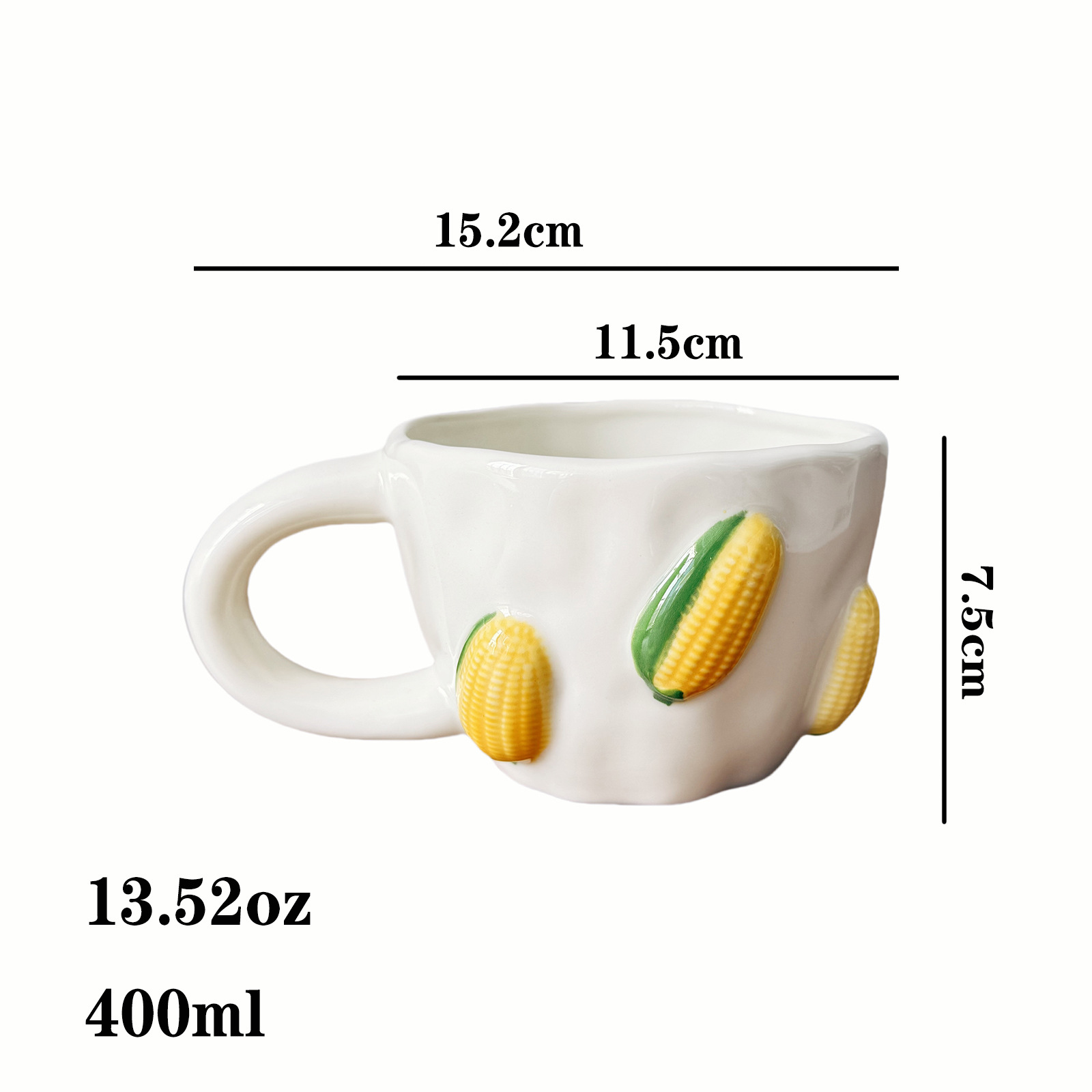 780g Weight Mug Kitchen and drinking utensils 1 Piece Quantity Banquet, Party Occasion ceramics Material Cherry Pattern Casual, Elegant, Cute Style Casual Elegant Cute Cherry Ceramics Mug 1 Piece 4