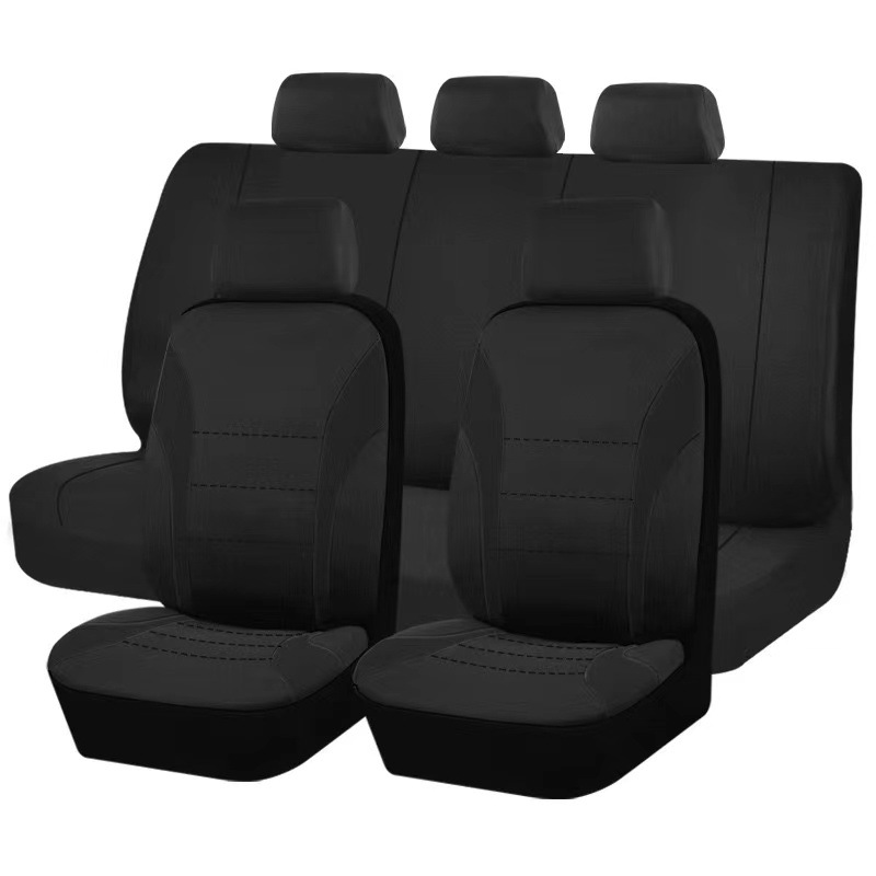 Single-Line Waistline Five-Seater 9-Piece Set of Export South American and North American General Car Seat Covers Cross-Border Europe, America and Mexico