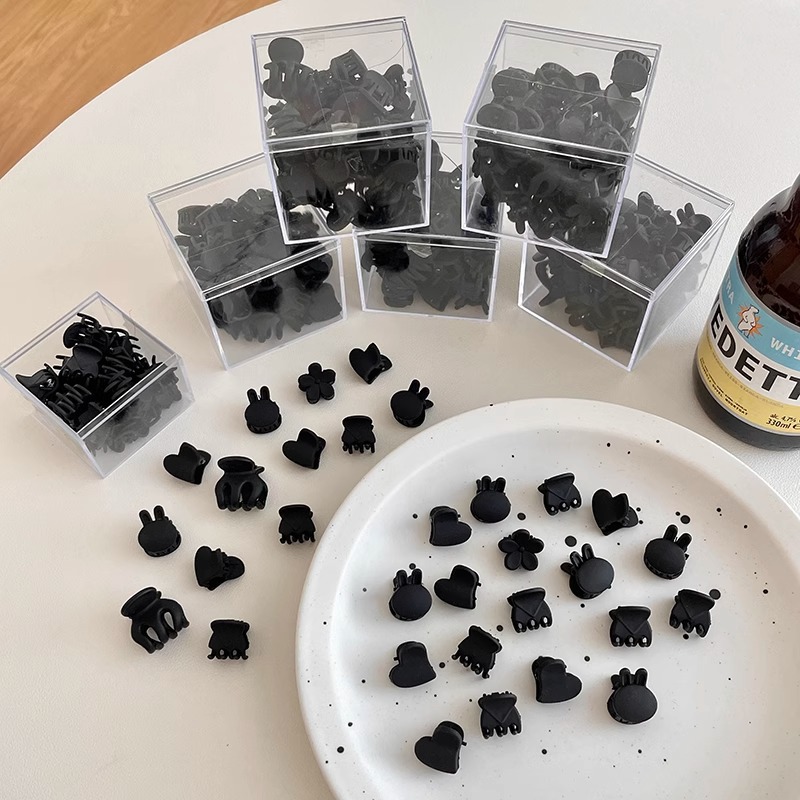 Mini pinza de cabello de tamaño pequeño, pinza de cabello de princesa, pinza de cabello de frente, pinza de cabello lateral, pinza de cabello