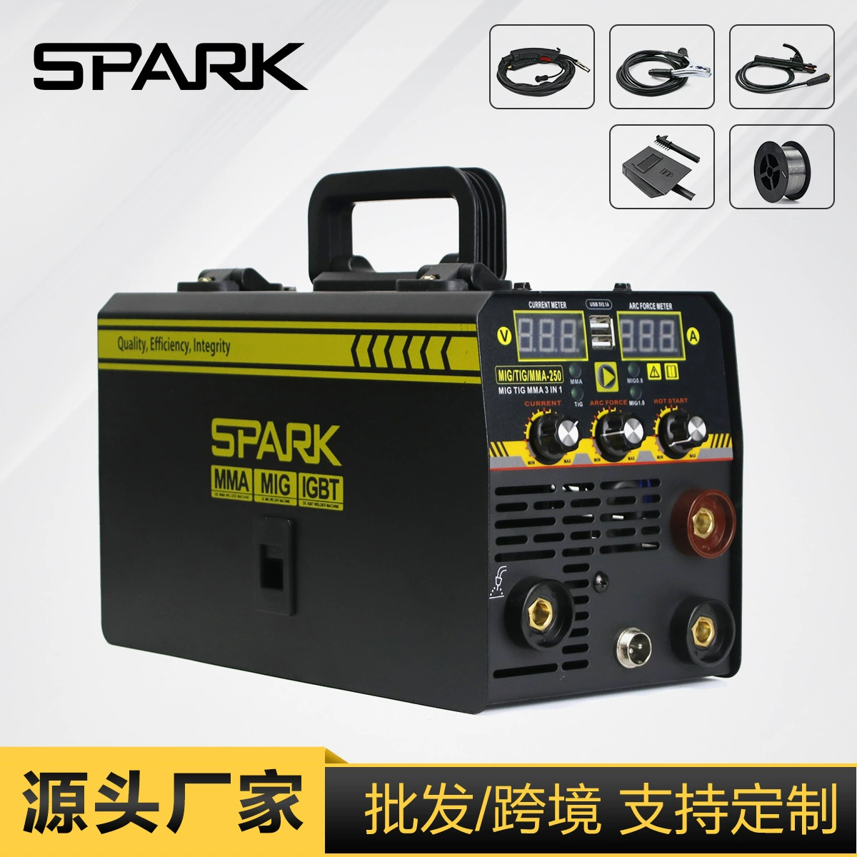 Трансграничный поиск SPARK безгазовый двухгарантийный сварочный аппарат Домашний 220В аргондуговой сварочный газовый сварочный аппарат