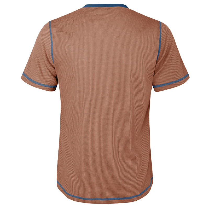 Hommes Couleur Unie Patchwork T-Shirt Vêtements Pour Hommes display picture 57
