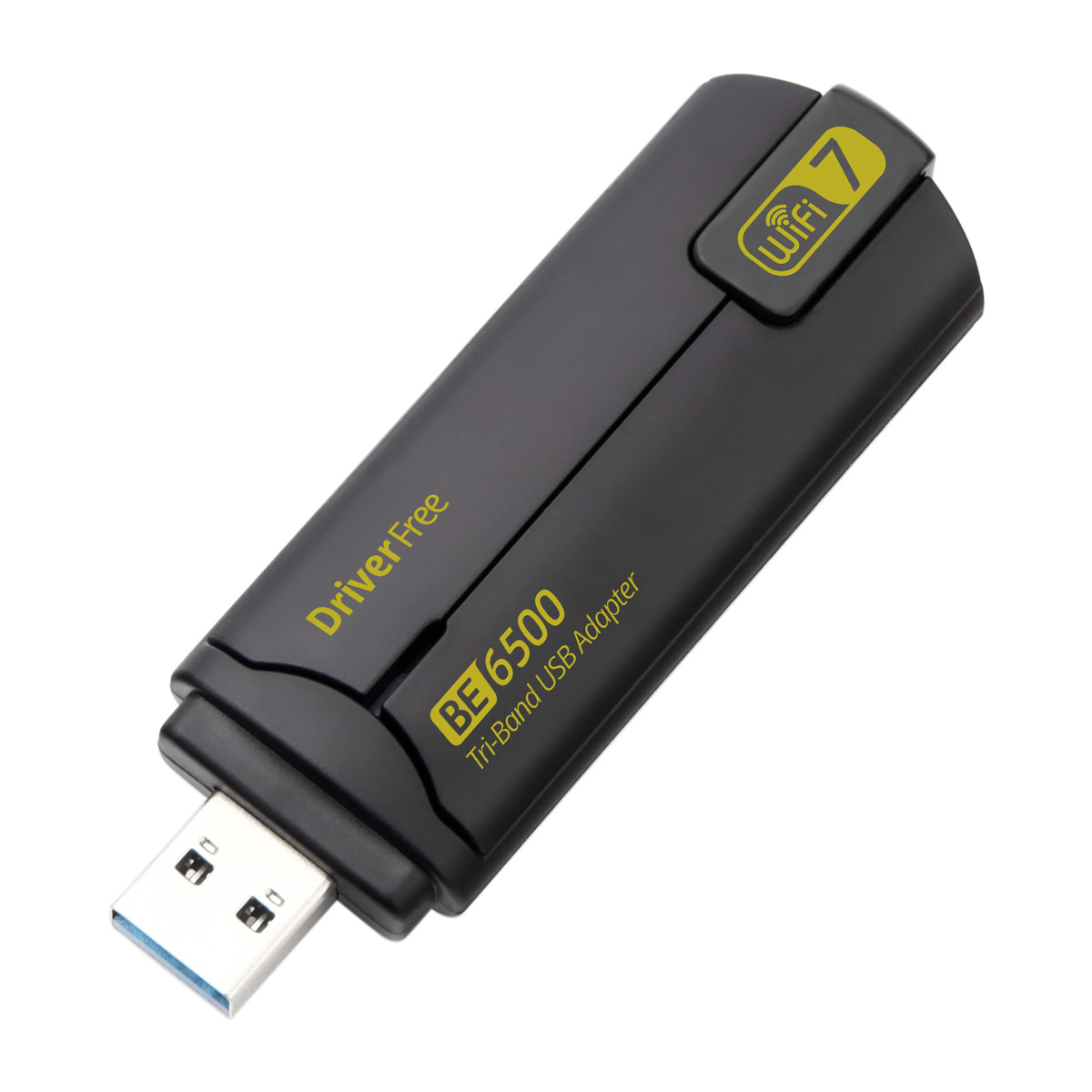 WiFi7 driver-free USB3.0 wireless network card BE6500 desktop computer electronic competition network card 6500M wireless network card