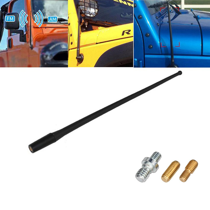 13inch Radio Antenna Suitable for Jeep Wrangler Jeep Suv 2007-2019 Car Antenna