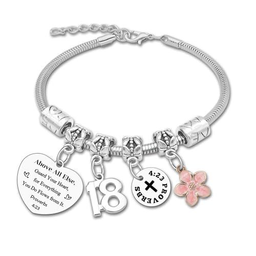 Amazon's Best-Selling Stainless Steel Engraved Bracelet for Women Aged 13/18, Birthday Gift for Daughter or Granddaughter