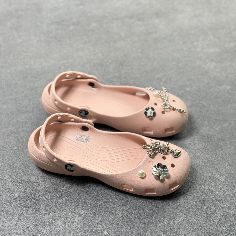 Kajia Ballet Shoes, Perforated Shoes, Summer Breathable Outdoor Beach Shoes, DIY Detachable Shoe Decorations, Fashionable Dance Shoes, Putian Kajia Ballet Shoes, Perforated Shoes, Summer Breathable Outdoor Beach Shoes, DIY Detachable Shoe Decorations, Fashionable Dance Shoes, Putian