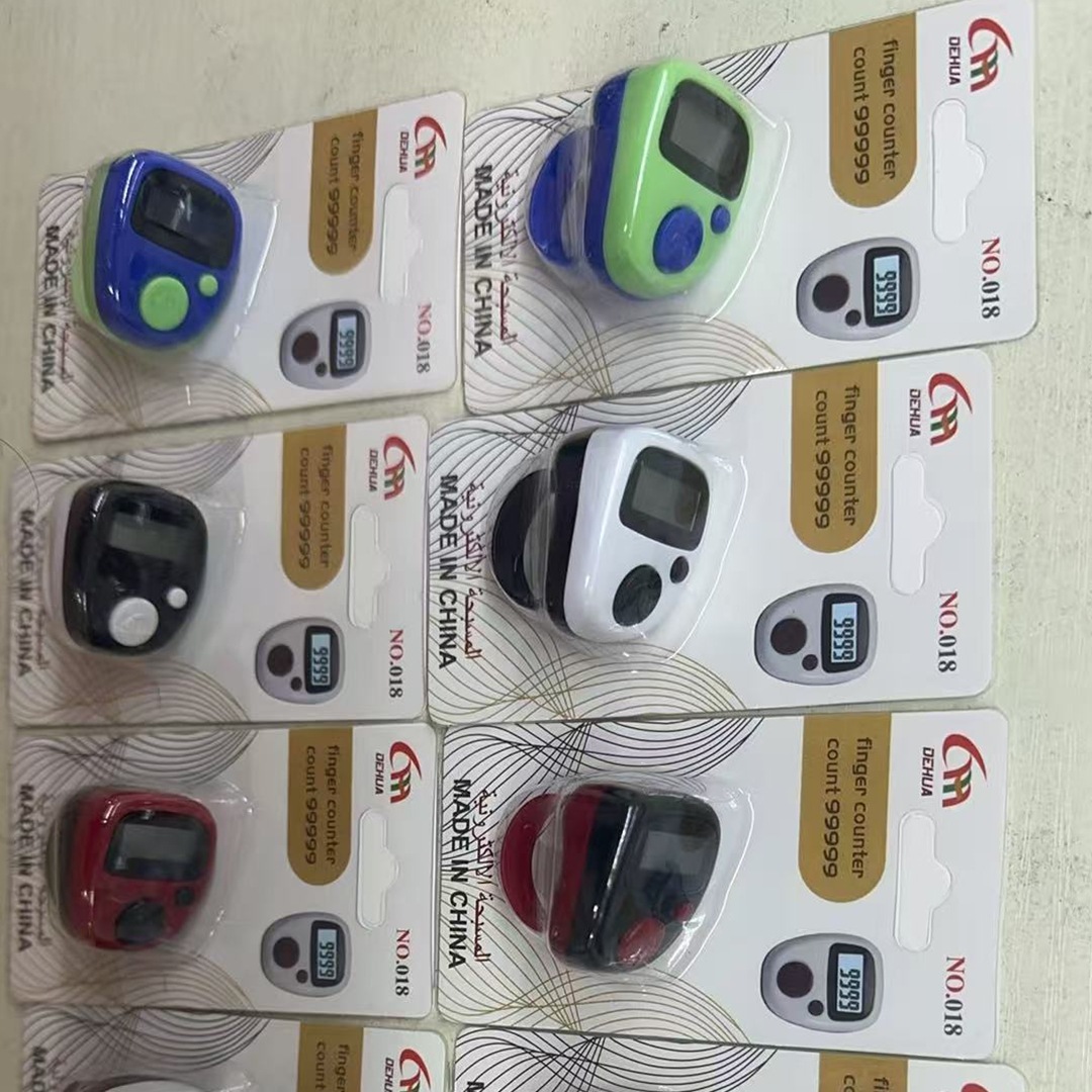 新款手指计数器018戒指计数器便捷式数显手按电子指环计数器批发