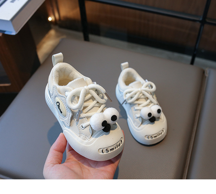Scarpe basse in pelle scamosciata per bambini 2024 autunno e inverno nuovo stile ragazzi ragazze casual sportive bambino singolo scarpe alla moda_voghion.com