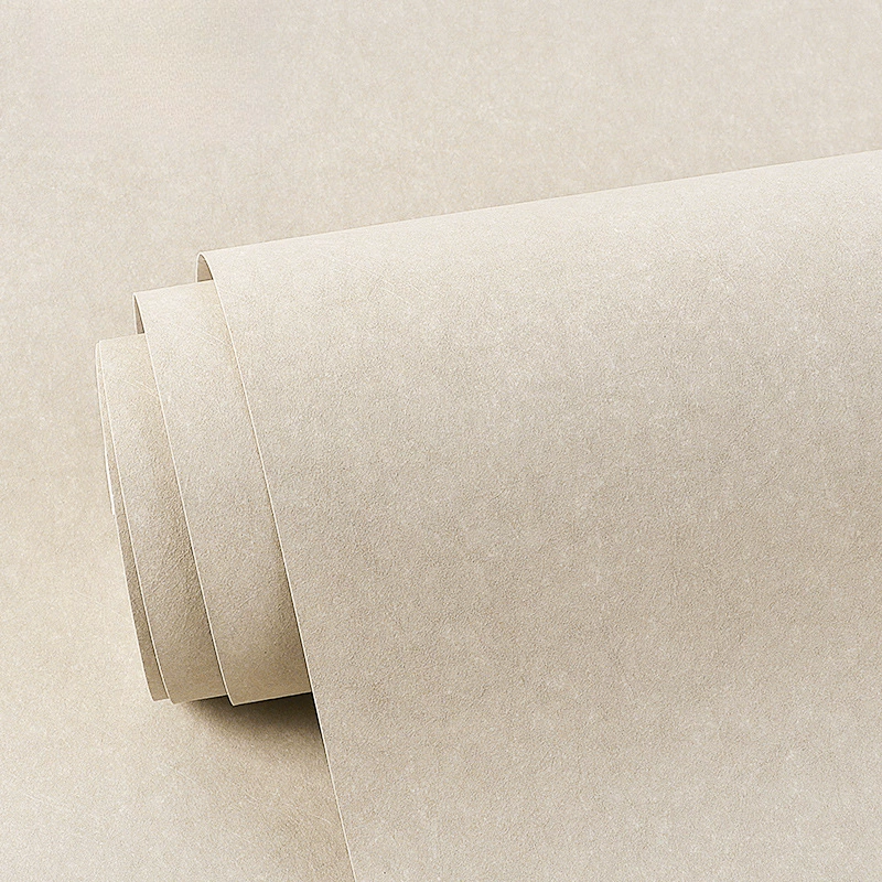Cream wallpapers non-woven cloth, milk tea, wholesale