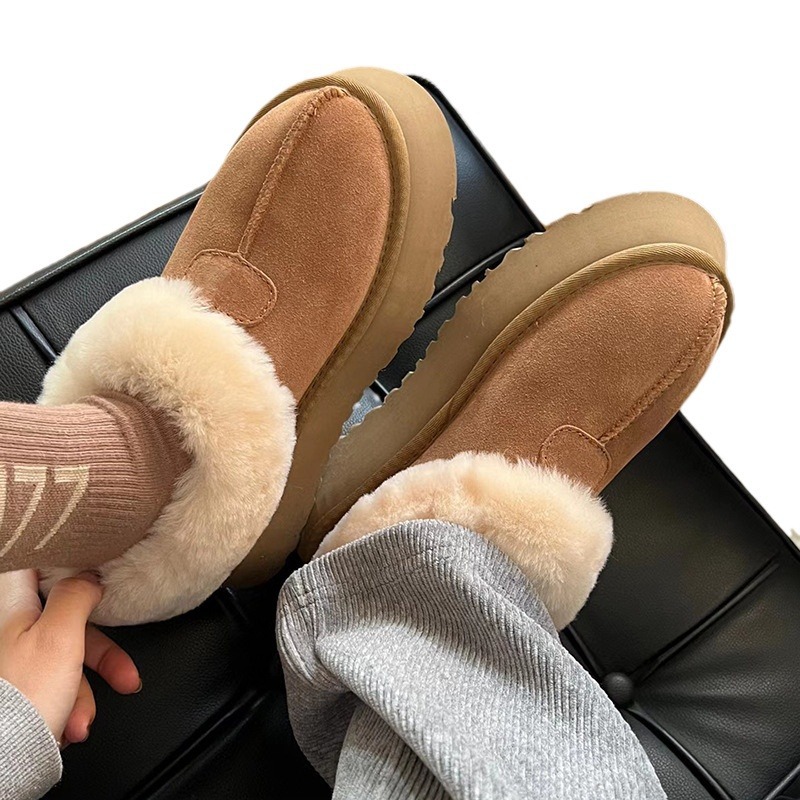 Henan Sangpo YIDAE Sheep Fur Integrated Snow Boots Tatst Women's Thick Sole Heightened YIDA Ε cotton_voghion.com
