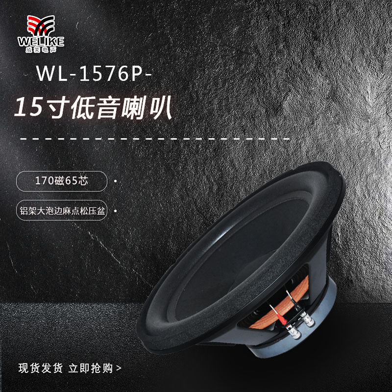 15inch Aluminum Frame 170 Magnetic 65 Core Heavy Subwoofer Speaker Audiophile Car 15Inch Car Subwoofer