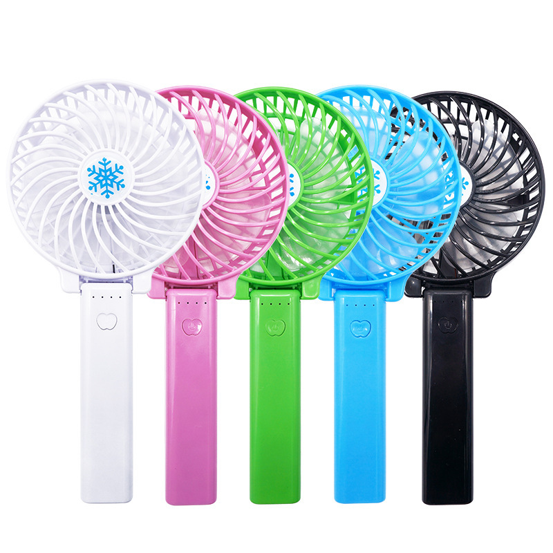 Ventilador plegable portátil transfronterizo de larga duración al aire libre portátil USB cargar silencioso pequeño ventilador portátil al por mayor