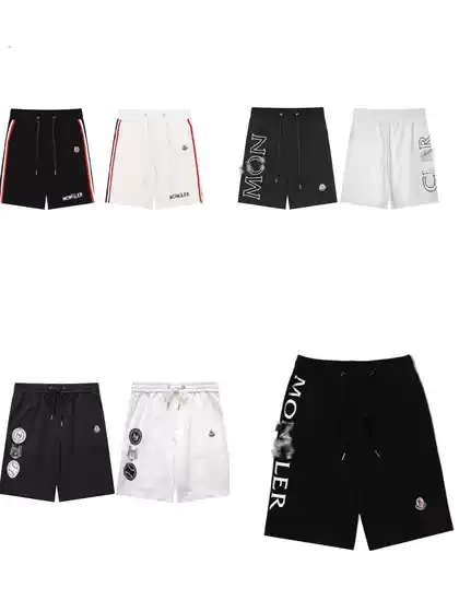 New Flocked Mon Full-Print Cler Velcro Shorts for Men and Women, Same Style Five-Point Pants, Beach Pants, Couple Wear