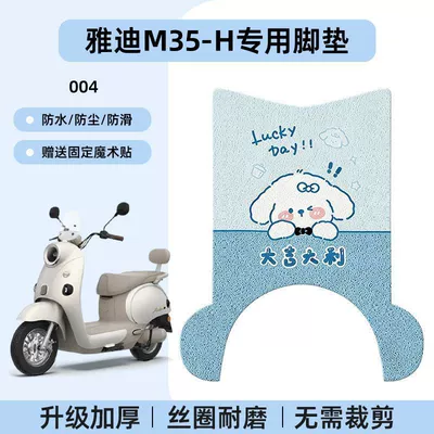 Leather Anti-Slip Foot Mat – Electric vehicle foot mat - yadi-m35-h-special-no-cut-floor-mats-cartoon-004-no-specifications
