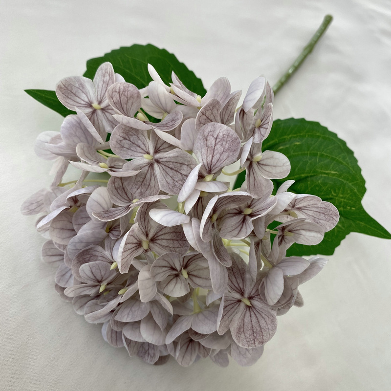 手触り婉曲約72枚のアジサイの家庭装飾花芸結婚祝いに偽花の手触りソフトゴムを配置してアジサイの花をシミュレーションした|undefined
