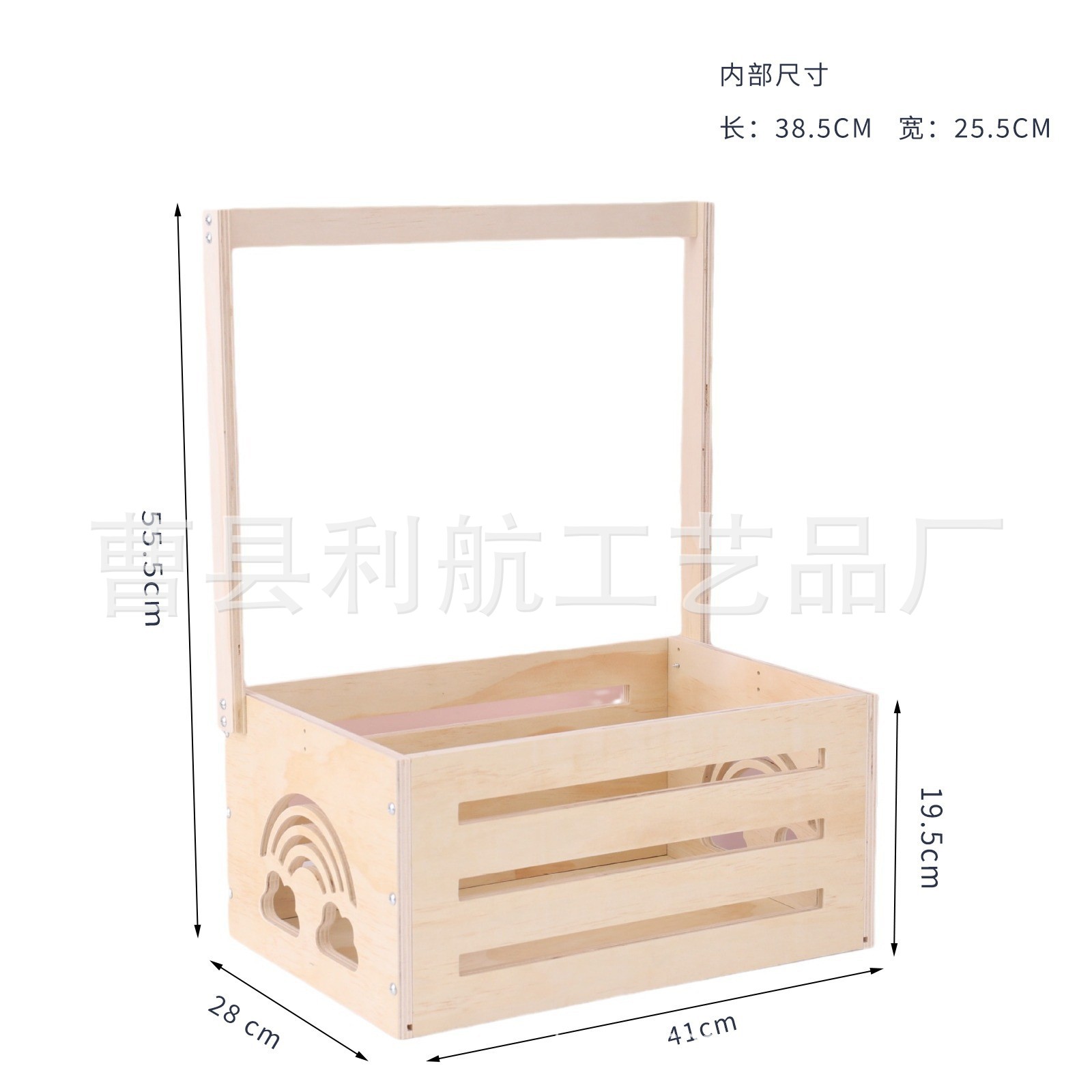 나무 저장 상자 가정용 어린이 선물 용품 옷 정리 및 장난감 보관 바구니
