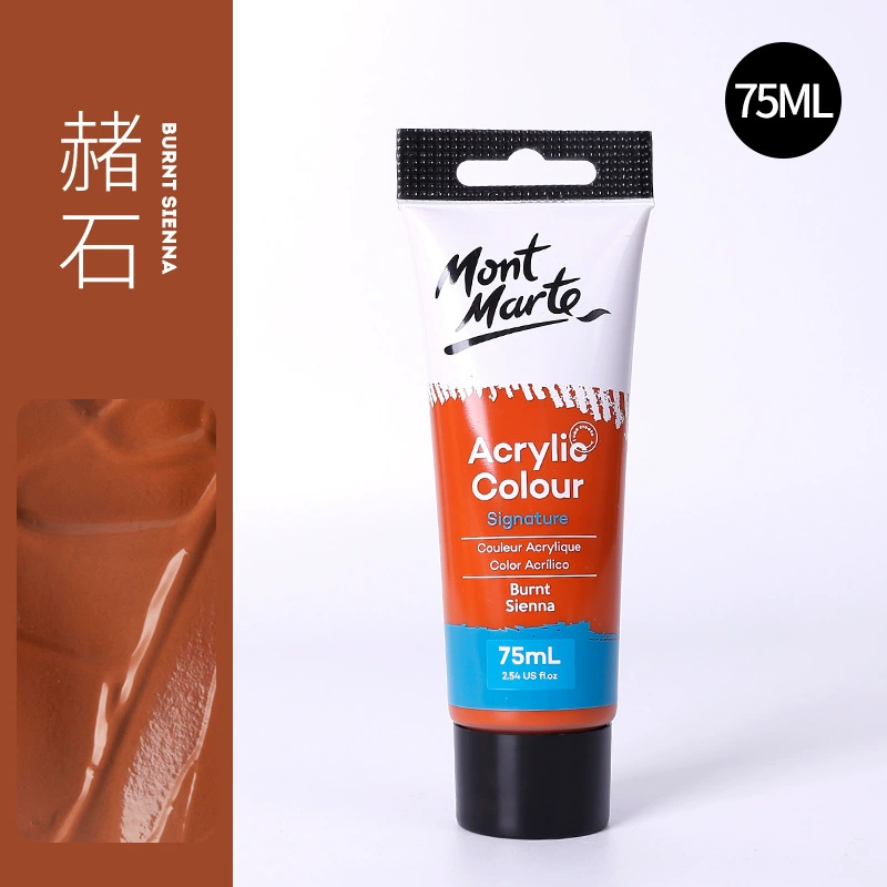 Краска для колонковых акриловых пигментов MONTAMRTE ACRYLIC 24 цветов - набор акриловых пигментов в коробке