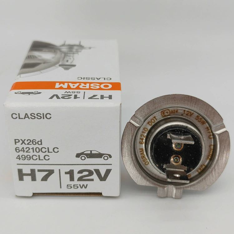 Осрам OSRAM 64210 12В 55Вт H7U CLASSIC 499CLC автомобильная ближняя и дальняя световая лампа