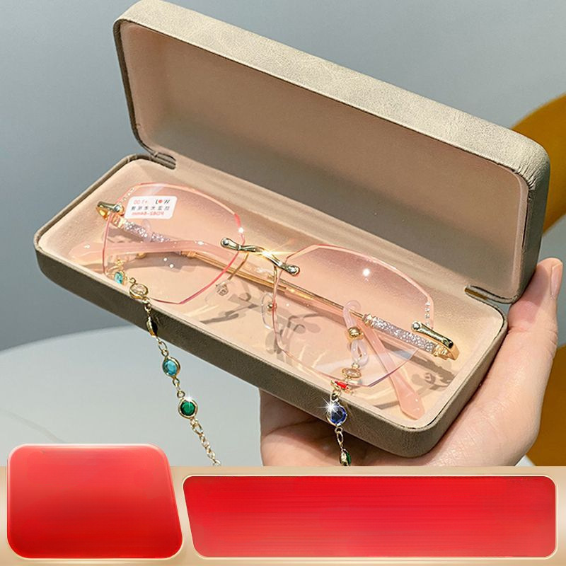 New Style Reading Glasses for Women, Age-Reducing Women, Middle-Aged and Elderly People, Smart Fashion Zoom Reading Glasses, Anti-Blue Light