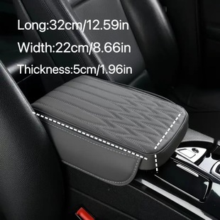 Car Armrest Box Heightening Pad Armrest Pad Universal Car Central Armrest Box Pillow Protective Cover Extended Elbow Rest Heightening