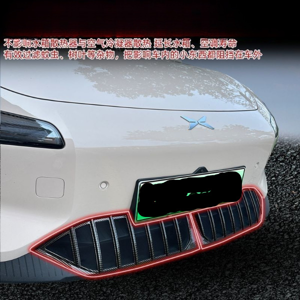 24-25 Models of Xpeng Mona-M03 Dedicated Insect-Proof Grille Water Tank Protective Net Anti-Mosquito and Anti-Cat Hair Accessories Wholesale