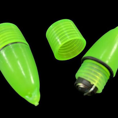 Bell signal light alarm clip, double bell green light night fishing light, specialized accessories for sea rod and casting rod