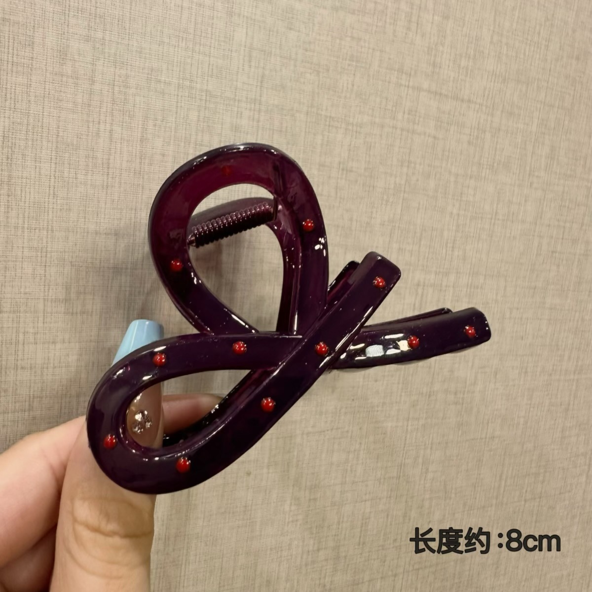 Small scissors berry red-8cm