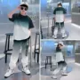 儿童渐变男孩短袖两件套