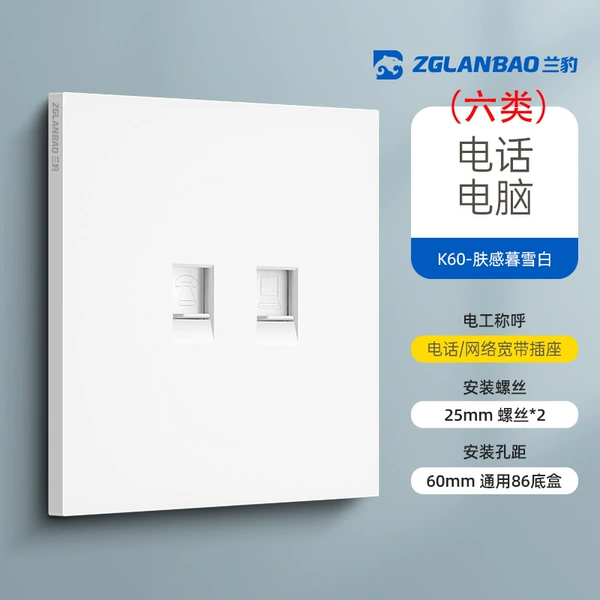 Phone computer socket (6 category)