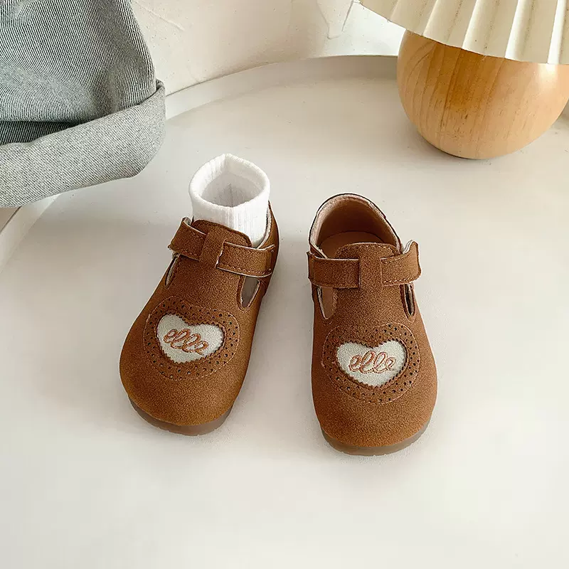 爱心新款勃肯鞋春秋季皮鞋夏季透气儿童单鞋小女孩学步婴儿步前鞋