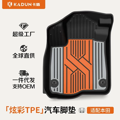 Suitable for Honda Accord, Inspire, Crv, Haoying, Civic, and Other Models, Special Colorful Tpe Car Floor Mats