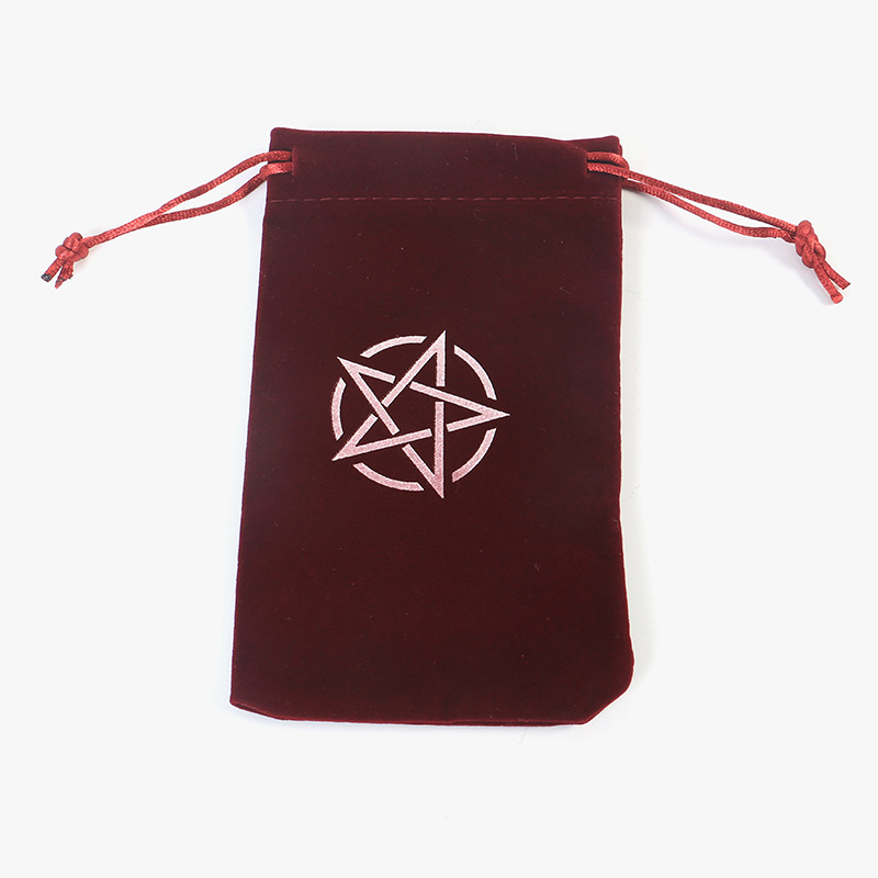 Velvet Tarot And Oracle Card Storage Bag With 8 Colours_voghion.com