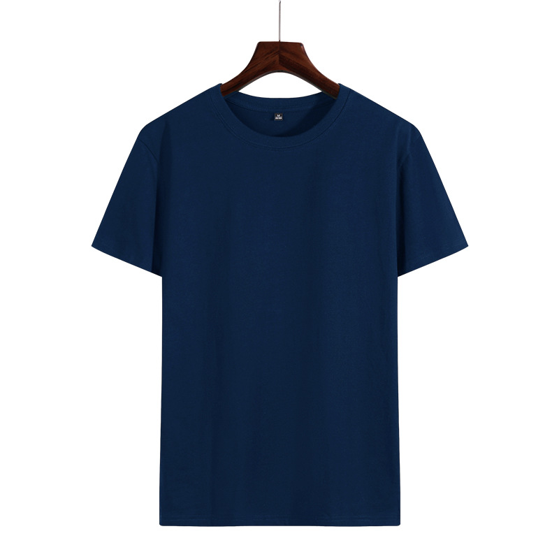 Xinjiang camiseta de algodón de vello largo 180g personalizada camiseta cultural de publicidad impresión bordada LOGO camiseta de actividad grupal personalizada