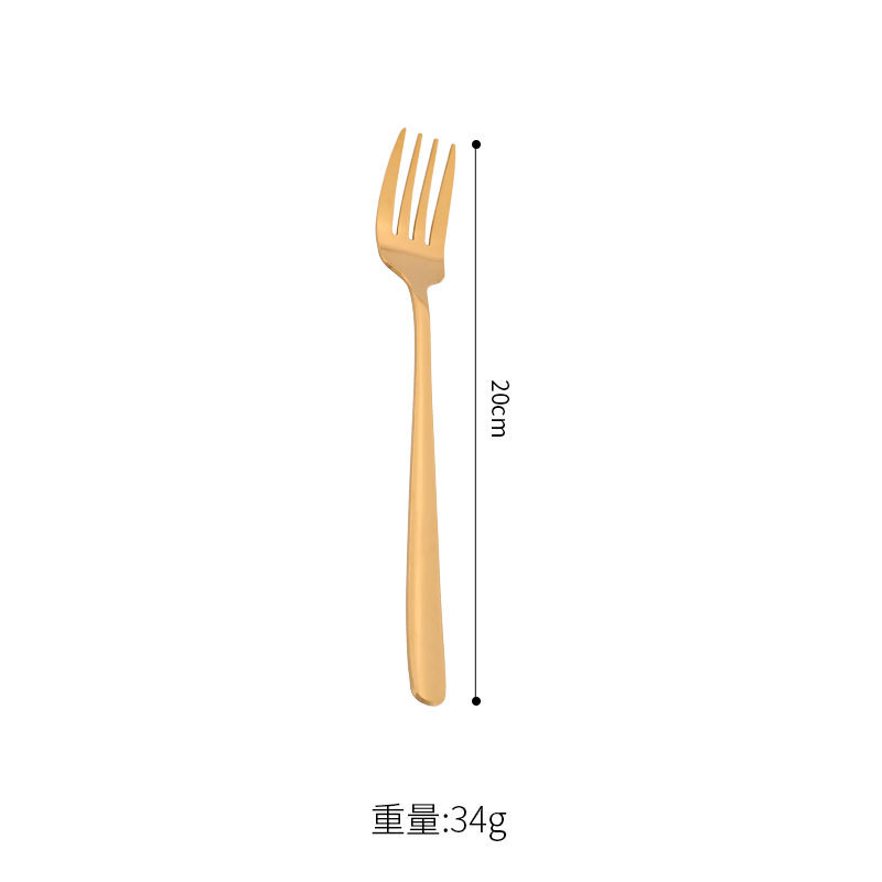 한식 포크 (유광 골드)