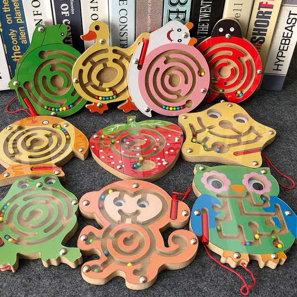 Wooden magnetic toy