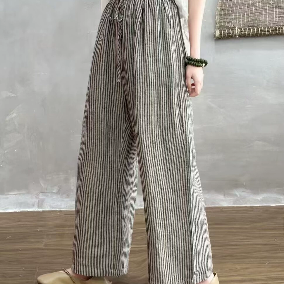 Летние ретро casual брюки