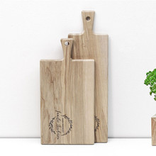水曲柳面包板实木创意切水果菜板木质带手柄牛排板砧板工厂直销