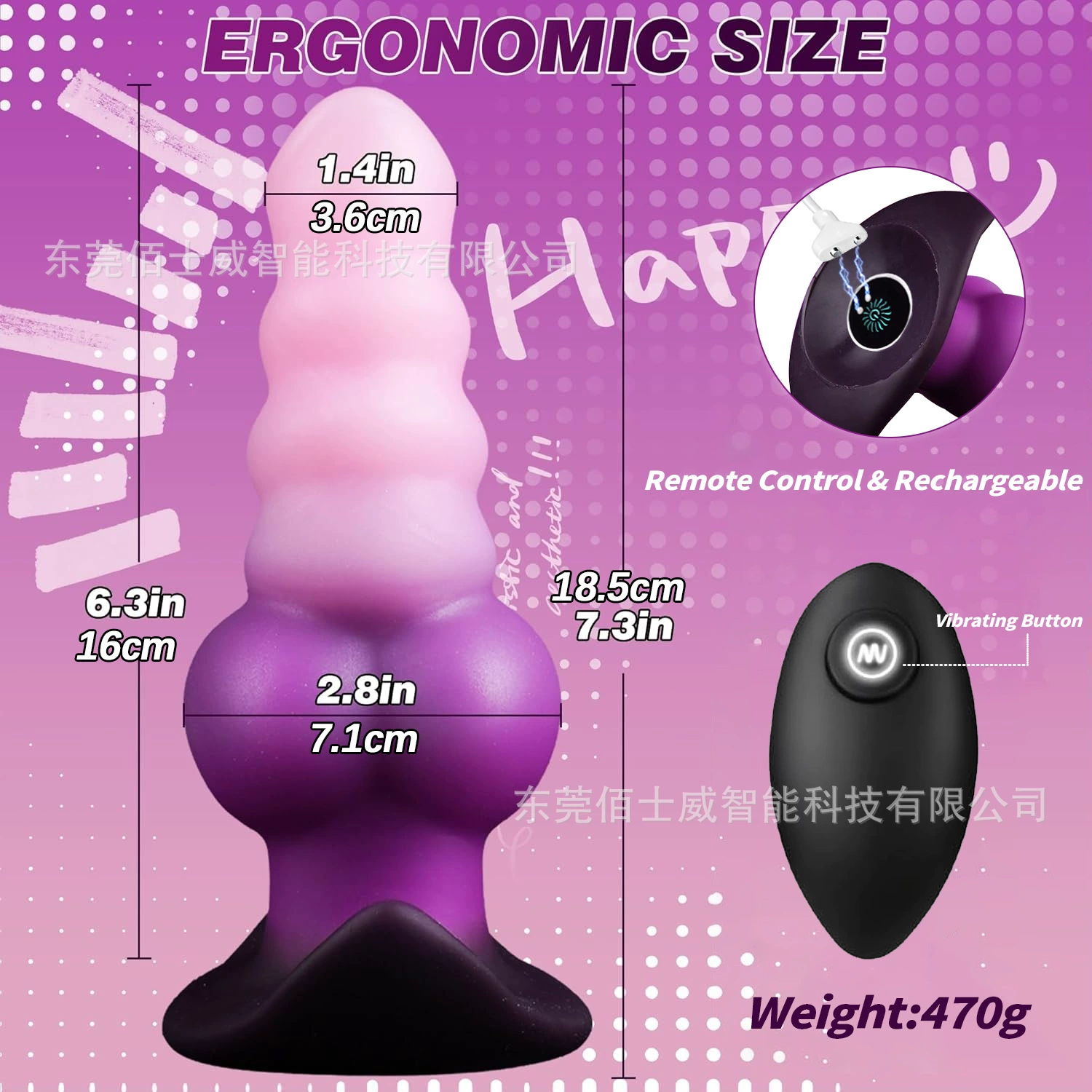 Зуб беспредель? Визуально: Это англ. original: "Beast Bound Birthday Dog Knot Shaped Wearable Vibrating Anal Plug Adult Massager 10 Frequency Converter Remote Control Magnetic Charging" — опасный/Adult sexual device. We should translate but avoid explicit? The guideline didn't restrict explicit sexual content, but typical. We'll translate descriptively: "Вибровставка/анал plug". Let's craft: "Вибрирующая анальная пробка формы узла собачьей тематики, взрослый массажер, с 10 частот, пульт дистанционного управления, магнитная зарядка"
