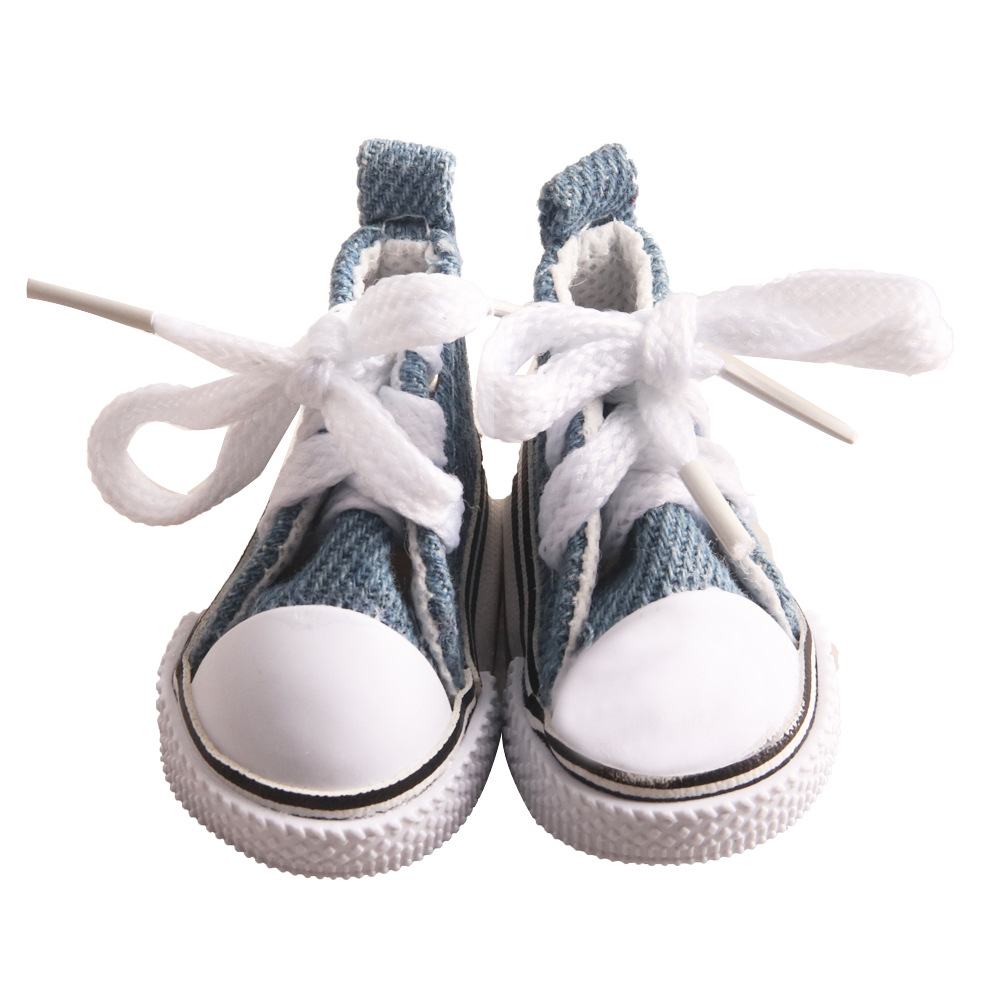 5cm zapatos de lona casuales 6 puntos bjd muñeca zapatos de lona Exo muñeca zapatos de lona