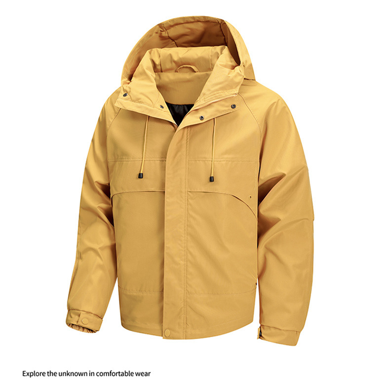 Unisex Workwear Jacket Multi Pocket Functional Autumn Coat_voghion.com